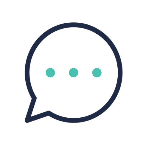 ZIPS Car Wash brand navy and teal graphic message bubble with three dots