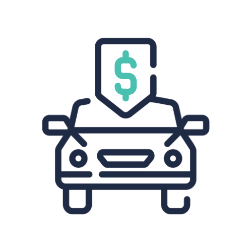 ZIPS Car Wash brand navy and teal graphic car with price tag above