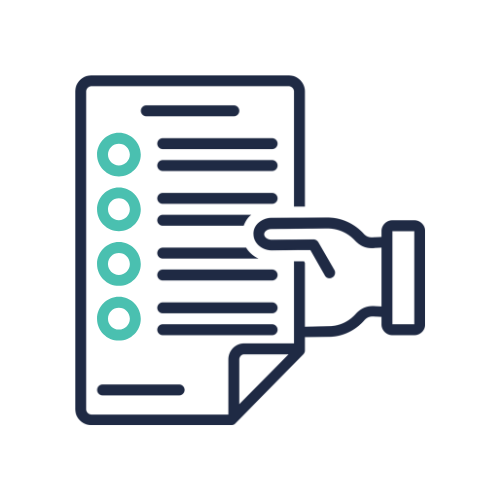 ZIPS Car Wash brand navy and teal graphic hand holding a form