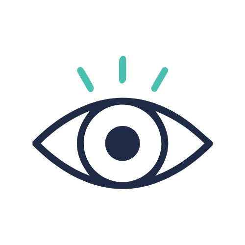 ZIPS Car Wash brand navy and teal graphic eyeball outline